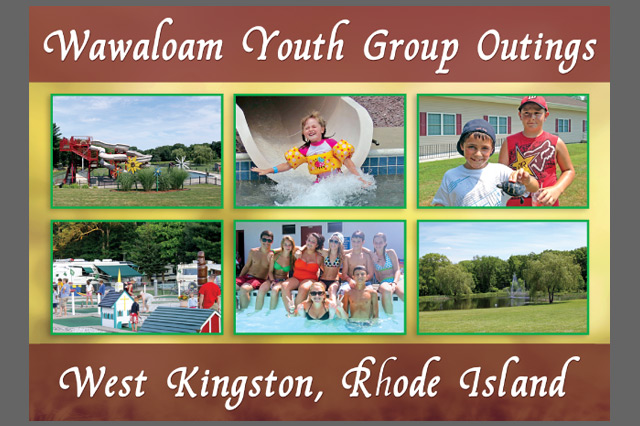 Wawaloam Campground Postcard by Pelland Advertising