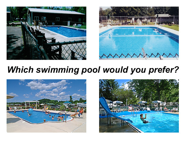 Which swimming pool would you prefer?