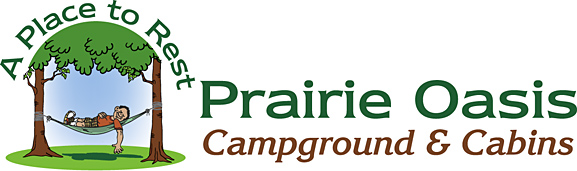 Prairie Oasis Campground & Cabins – Horizontal Logo Option