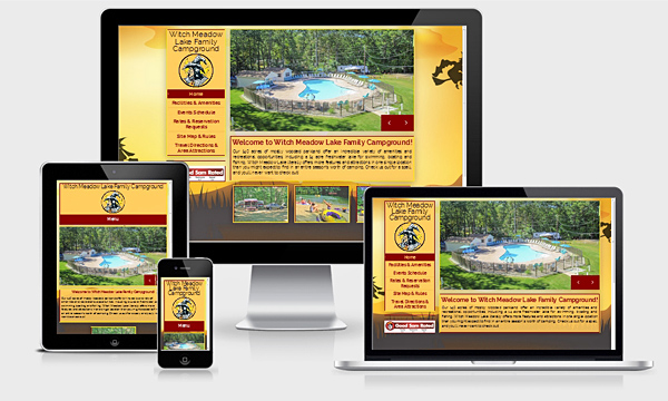 Witch Meadow Lake Campground - New Responsive Website