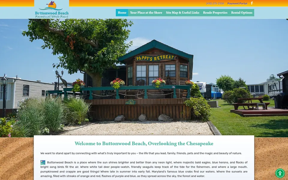 Buttonwood Beach website