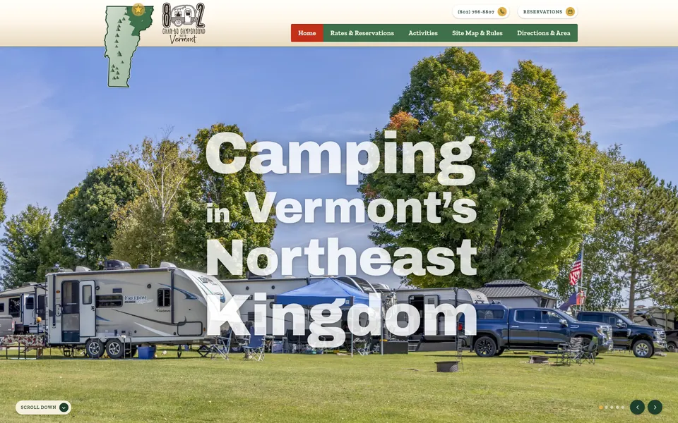 Char-Bo Campground website