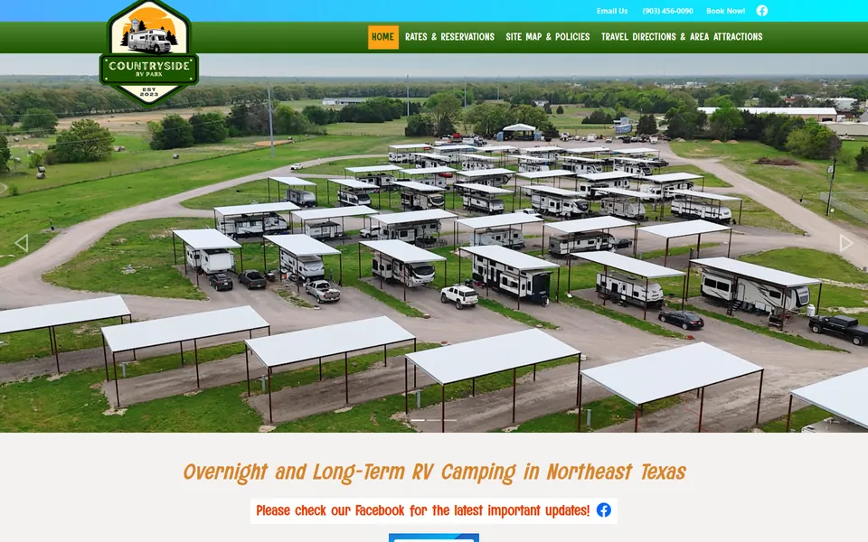 Countryside RV Park website