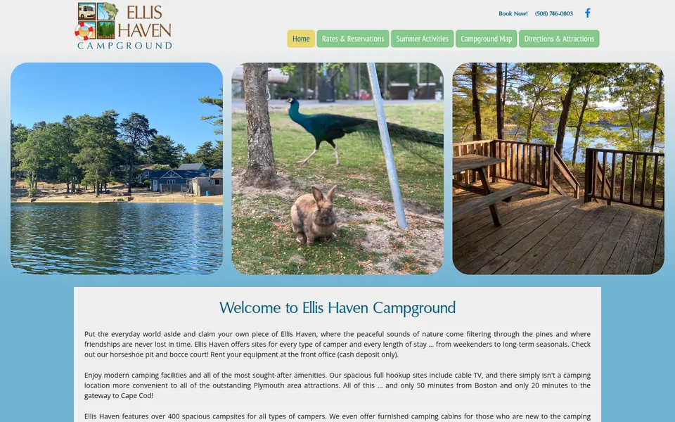 Ellis Haven Campground website