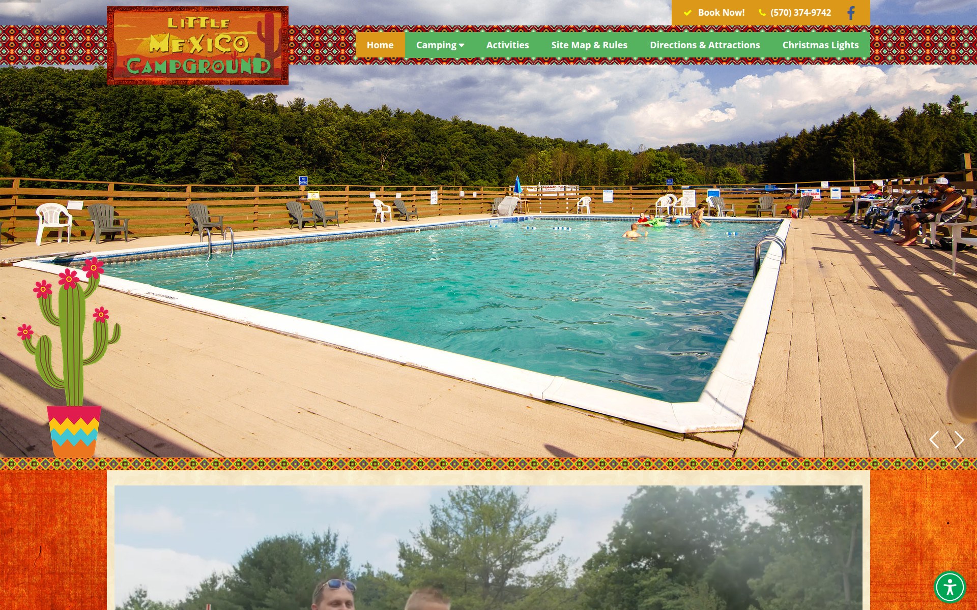 Little Mexico Campground website