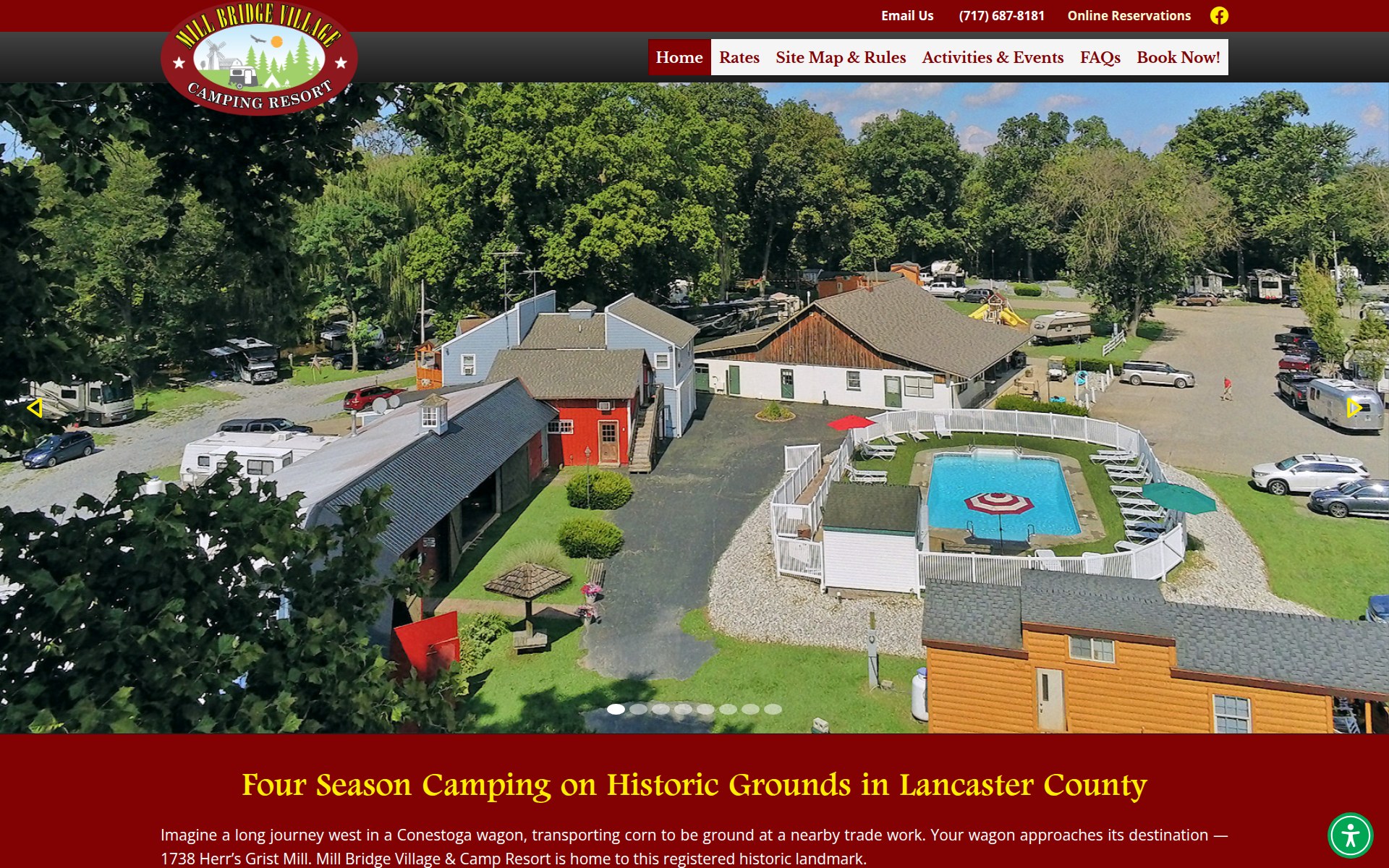 Mill Bridge Village website