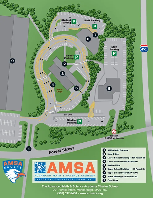 Advanced Math & Science Academy Charter School site map