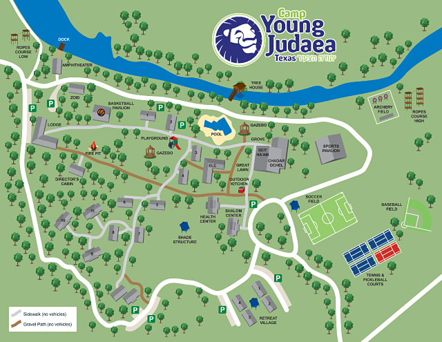 Camp Young Judaea site map