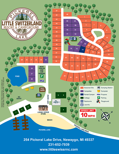 Little Switzerland Resort & Campground site map
