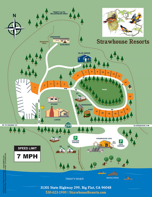 Strawhouse Resorts site map