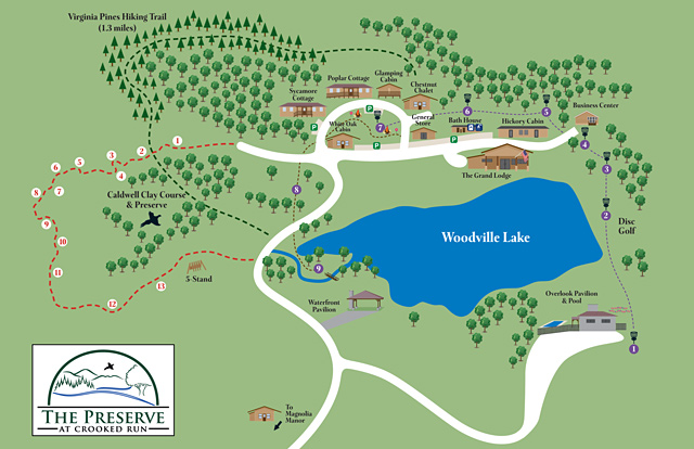 The Preserve at Crooked Run site map