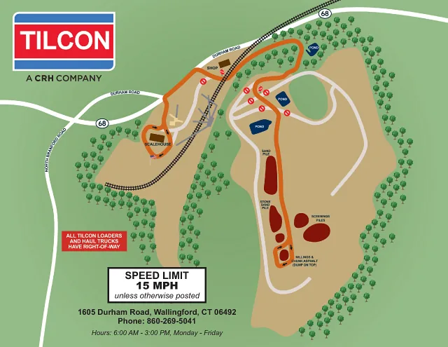 TILCON Waterford Quarry site map