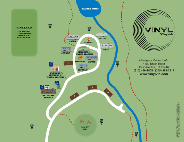 Vinyl Vineyards site map