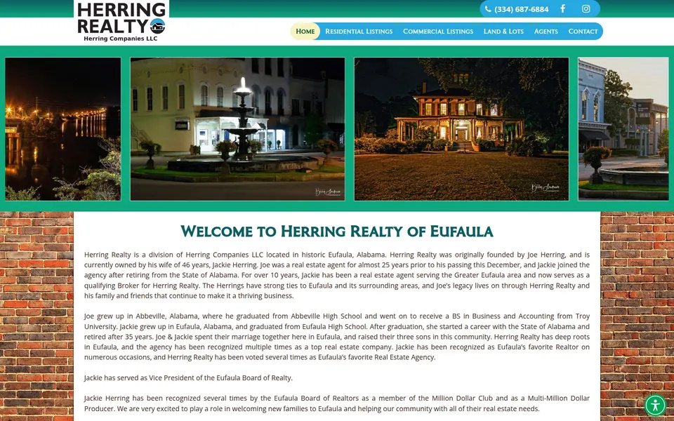 Herring Realty website