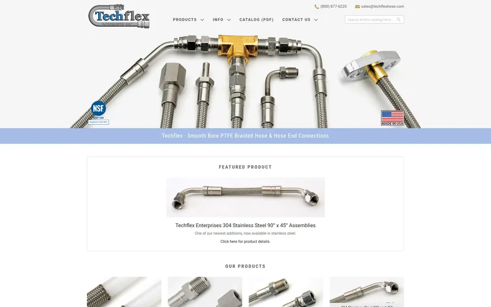 Techflex Enterprises website