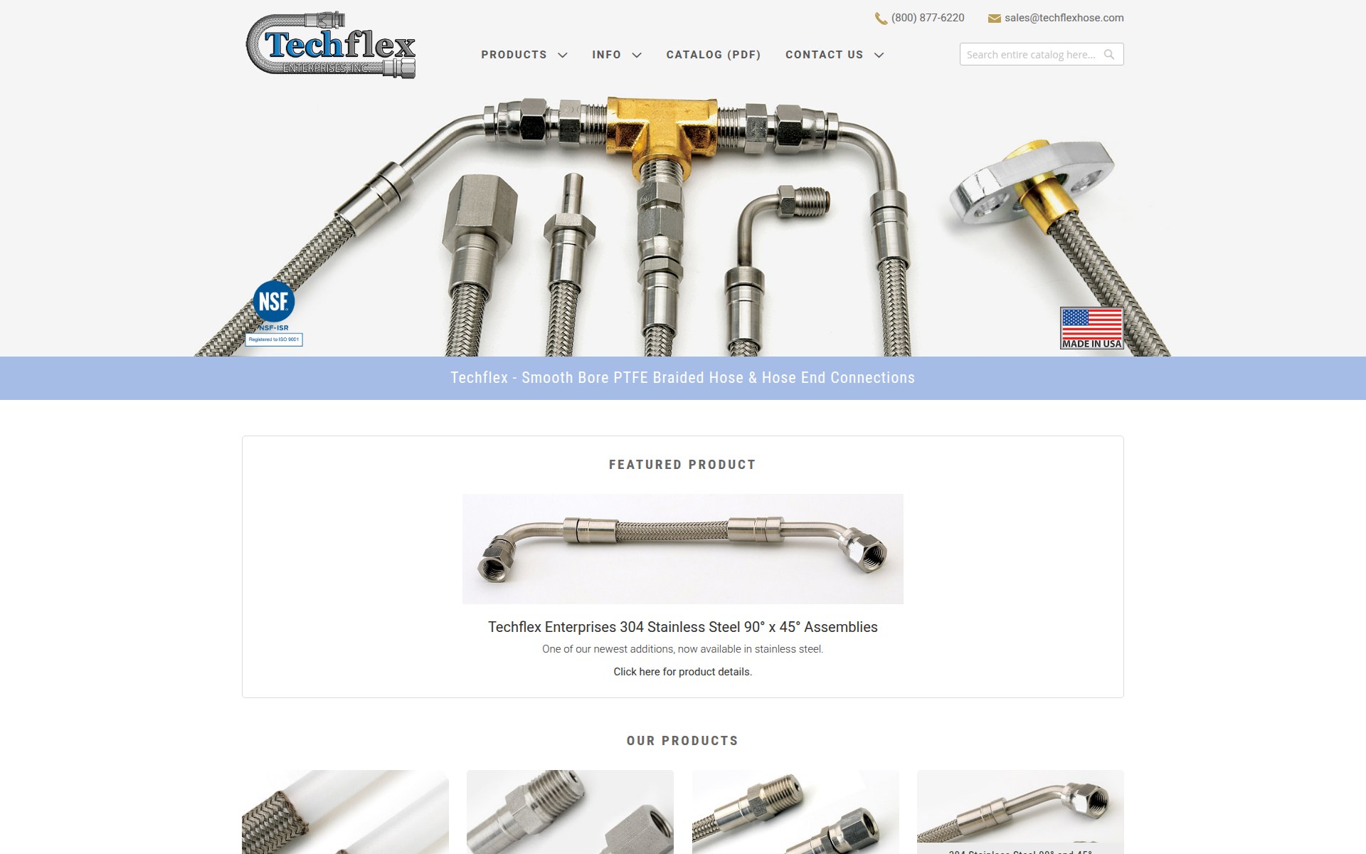 Techflex Enterprises website